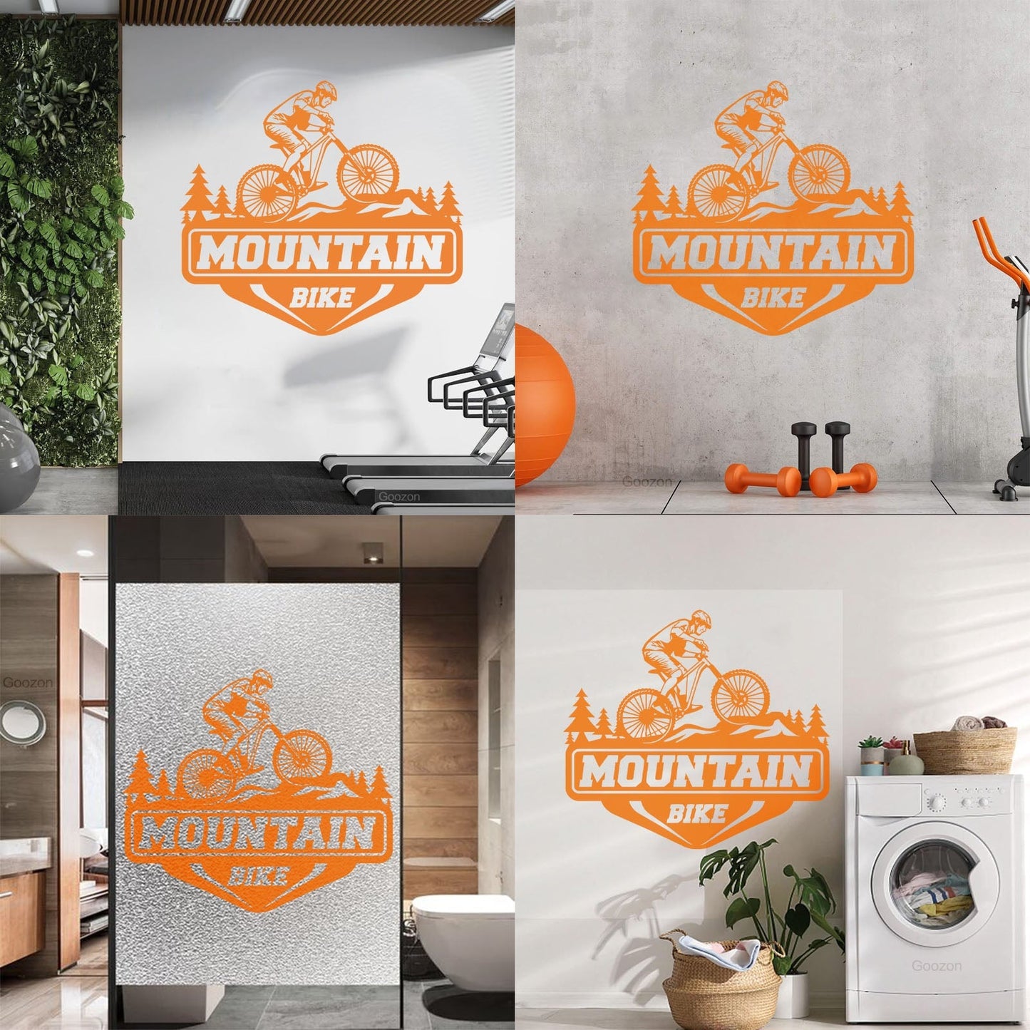 Wall Decals Paster Paper Mountain Bike Extreme Sport Race Bicycle Tattoo Culture