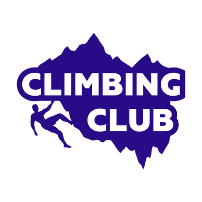 Mural And Wall Vinyl Decal Mounting Climbing Club Extreme Sport Equipped With Transfer Film Kit