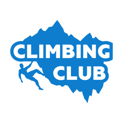 Mural And Wall Vinyl Decal Mounting Climbing Club Extreme Sport Equipped With Transfer Film Kit