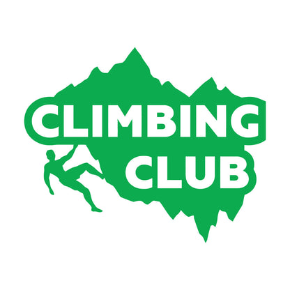 Mural And Wall Vinyl Decal Mounting Climbing Club Extreme Sport Equipped With Transfer Film Kit