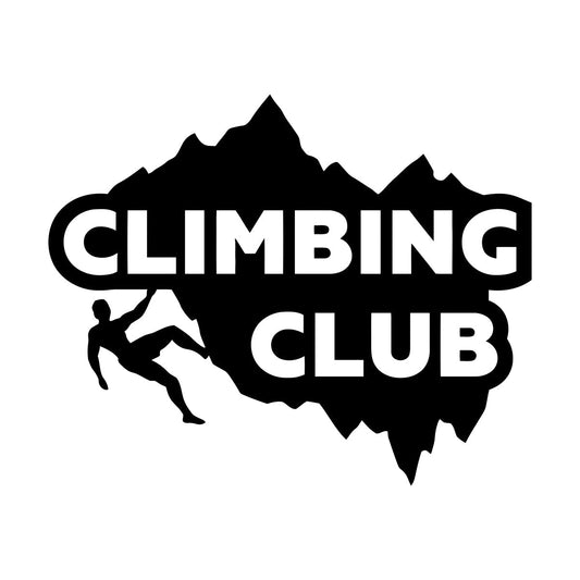 Mural And Wall Vinyl Decal Mounting Climbing Club Extreme Sport Equipped With Transfer Film Kit