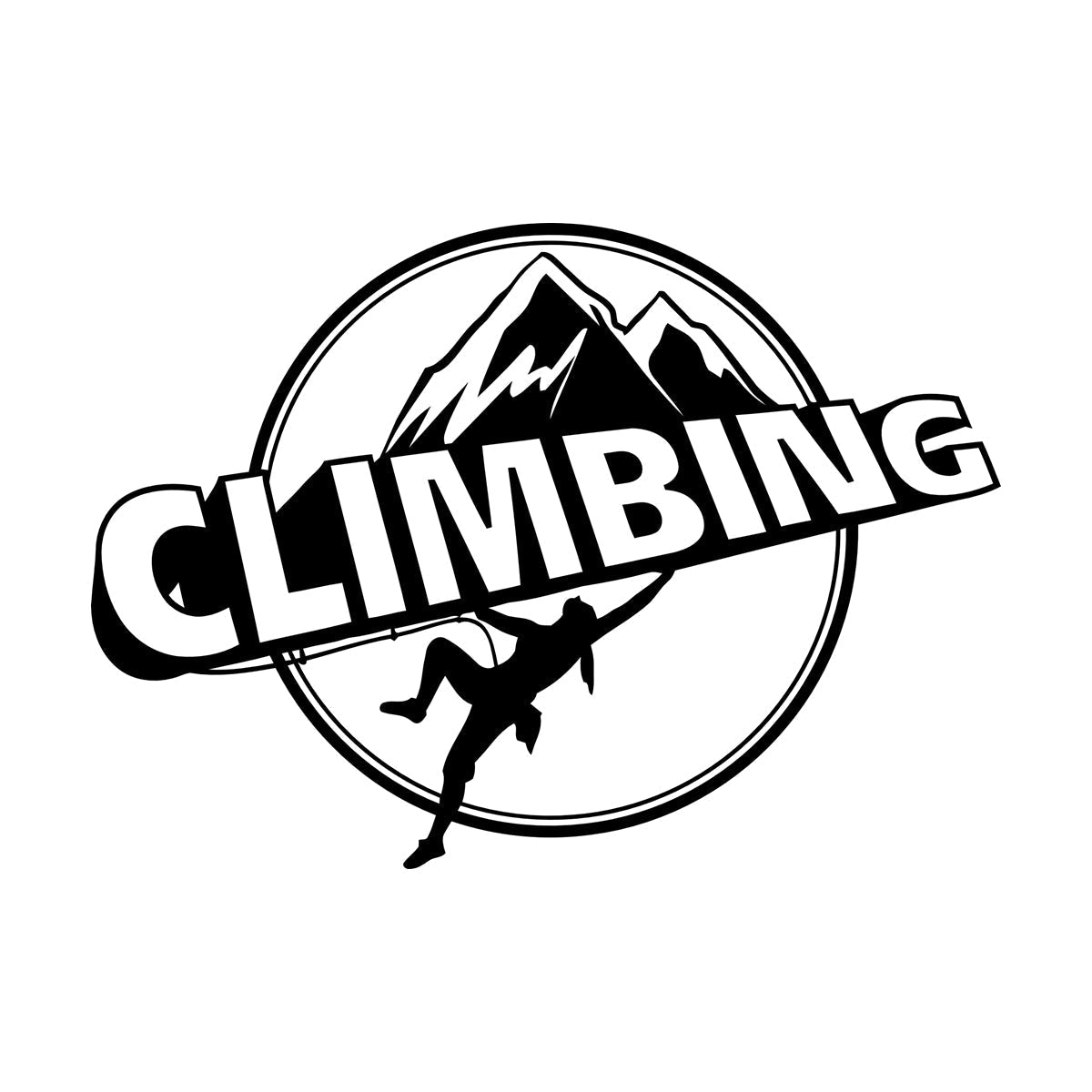 Wall Stickers Paster Paper Mounting Climbing Extreme Sport Alpinism Easy Installation