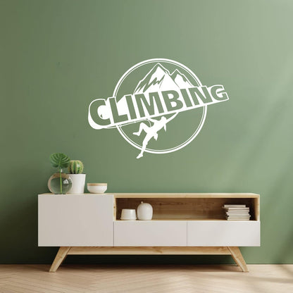Wall Stickers Paster Paper Mounting Climbing Extreme Sport Alpinism Easy Installation