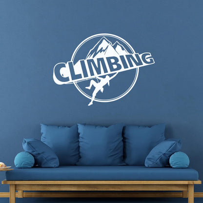 Wall Stickers Paster Paper Mounting Climbing Extreme Sport Alpinism Easy Installation