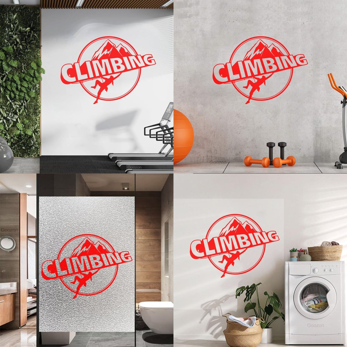 Wall Stickers Paster Paper Mounting Climbing Extreme Sport Alpinism Easy Installation