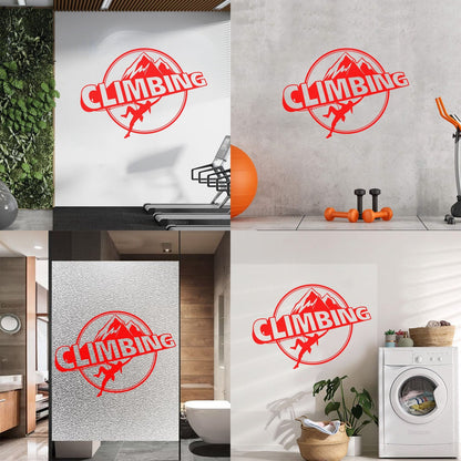 Wall Stickers Paster Paper Mounting Climbing Extreme Sport Alpinism Easy Installation