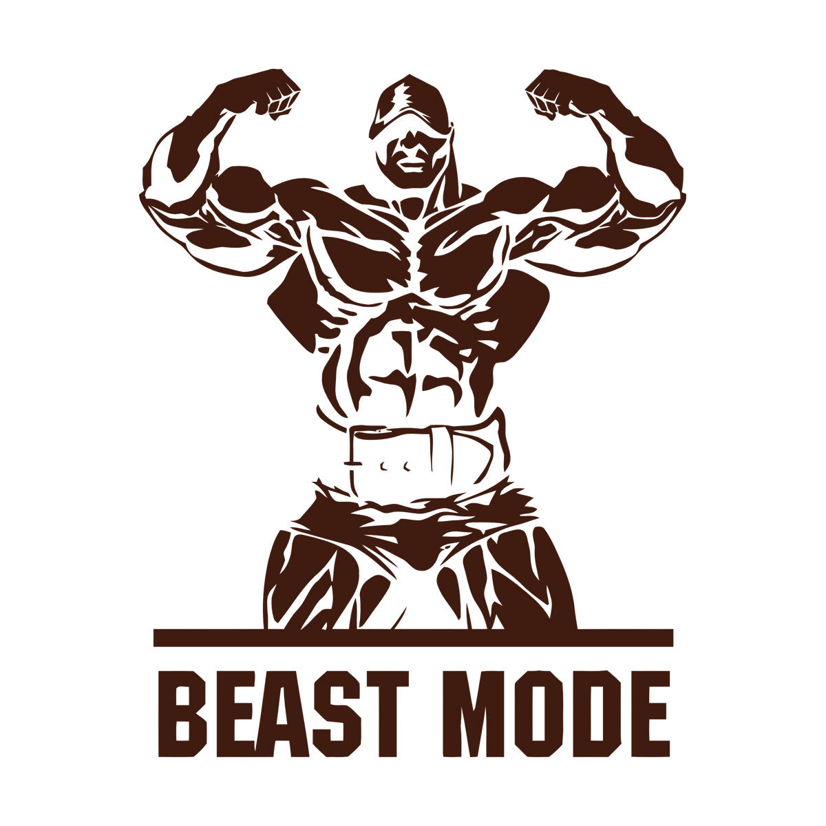 Lettering Stickers Phrase Beast Mode Gymnastics Iron Sports Musculus Easy Installation