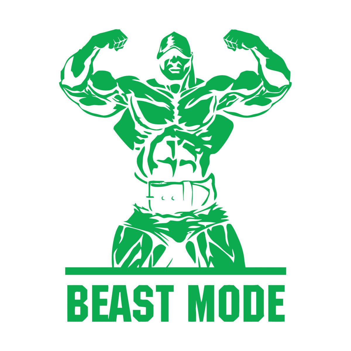 Lettering Stickers Phrase Beast Mode Gymnastics Iron Sports Musculus Easy Installation