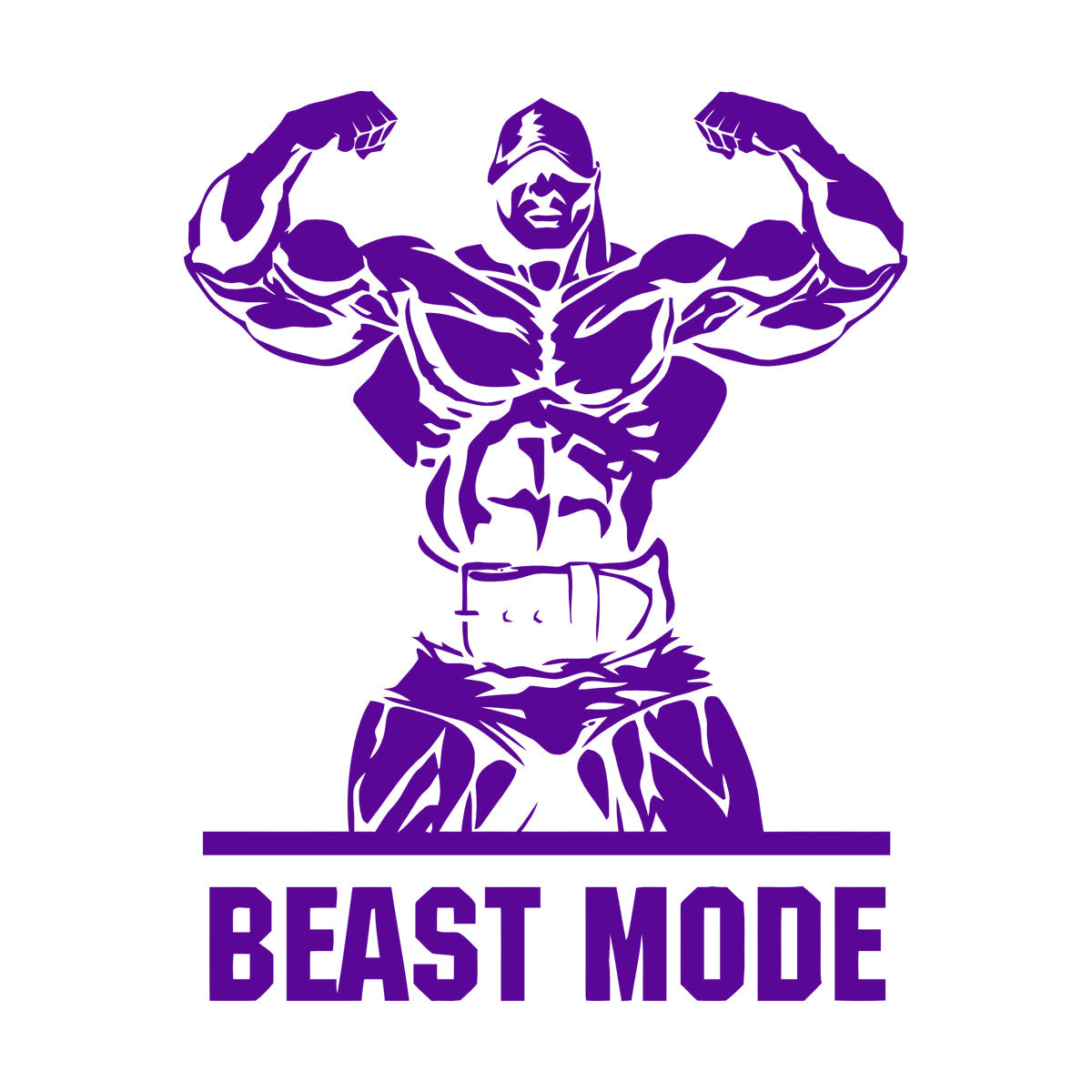 Lettering Stickers Phrase Beast Mode Gymnastics Iron Sports Musculus Easy Installation