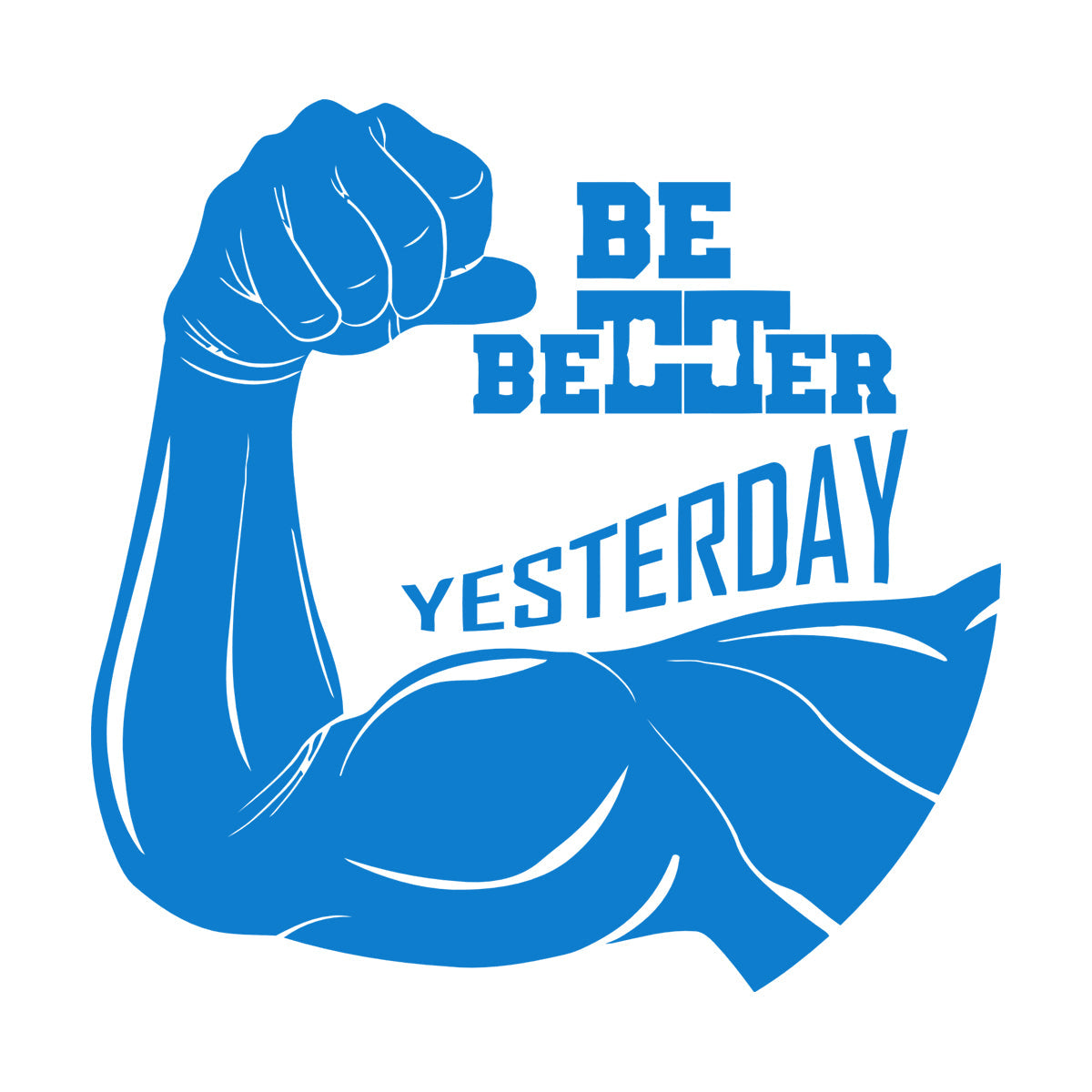 Wall Decals Paster Paper Phrase Be Better Yesterday Gymnastics Sports Fitnesscenter Art Mural Painting