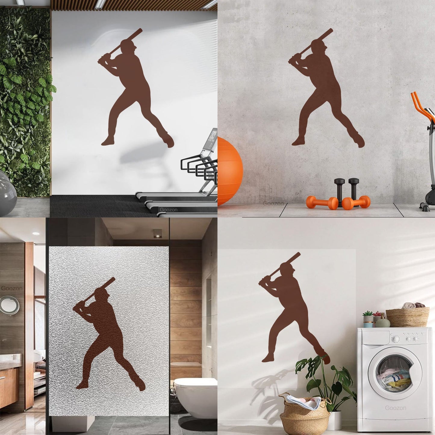 Player Boy Baseball Game Bat Sport Wall Vinyl Sticker Decor Personalized Customization