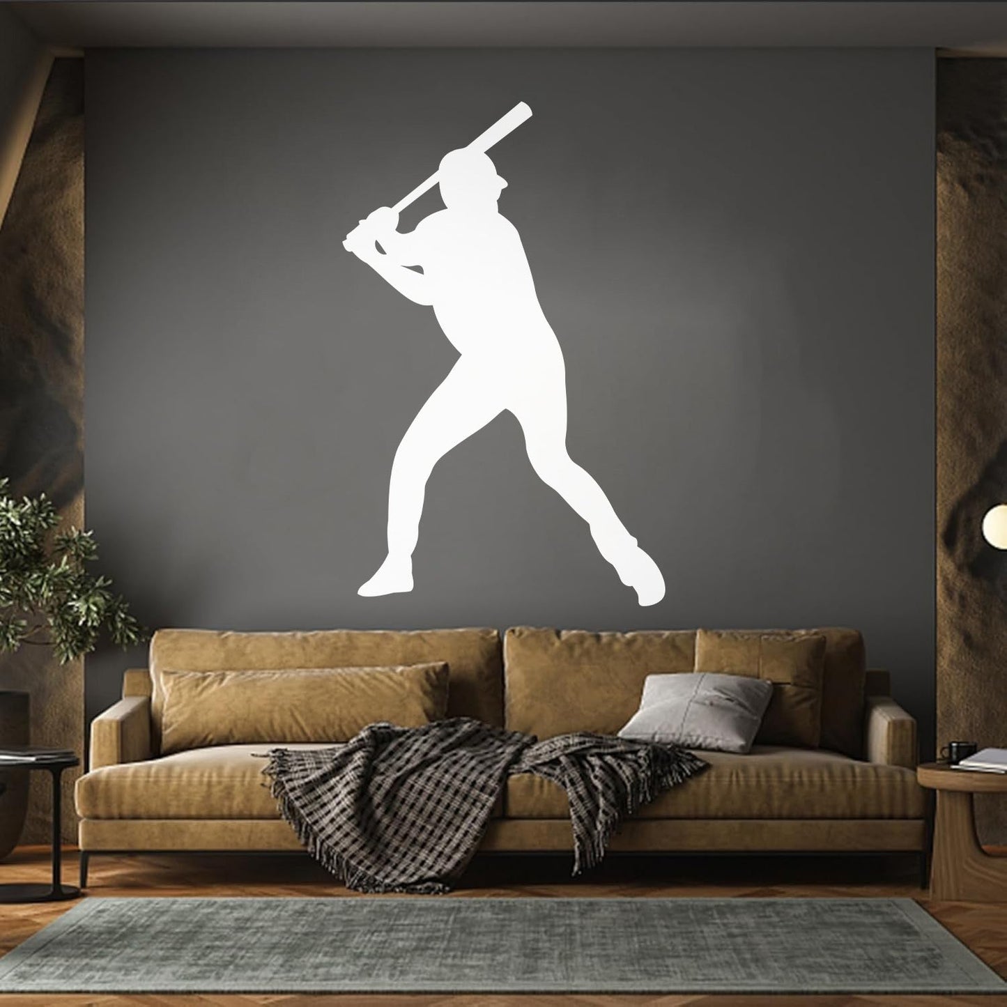 Player Boy Baseball Game Bat Sport Wall Vinyl Sticker Decor Personalized Customization