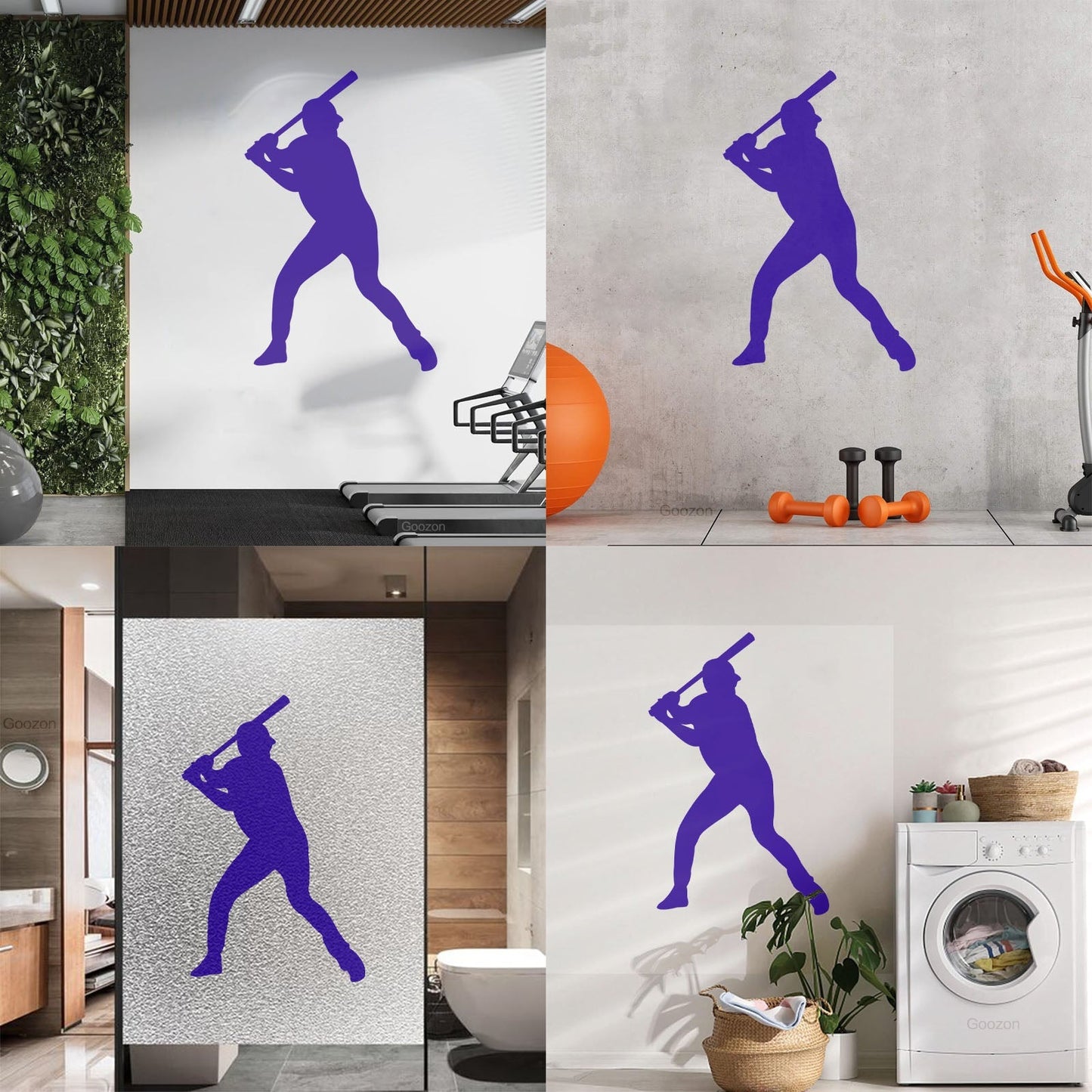 Player Boy Baseball Game Bat Sport Wall Vinyl Sticker Decor Personalized Customization