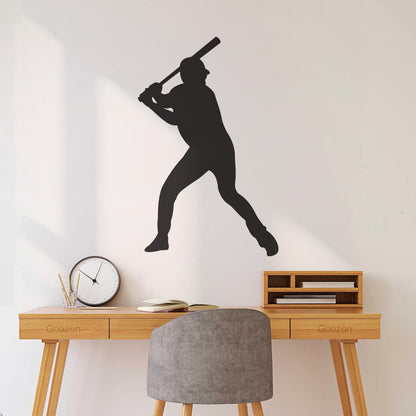 Player Boy Baseball Game Bat Sport Wall Vinyl Sticker Decor Personalized Customization