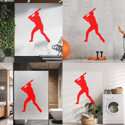 Player Boy Baseball Game Bat Sport Wall Vinyl Sticker Decor Personalized Customization