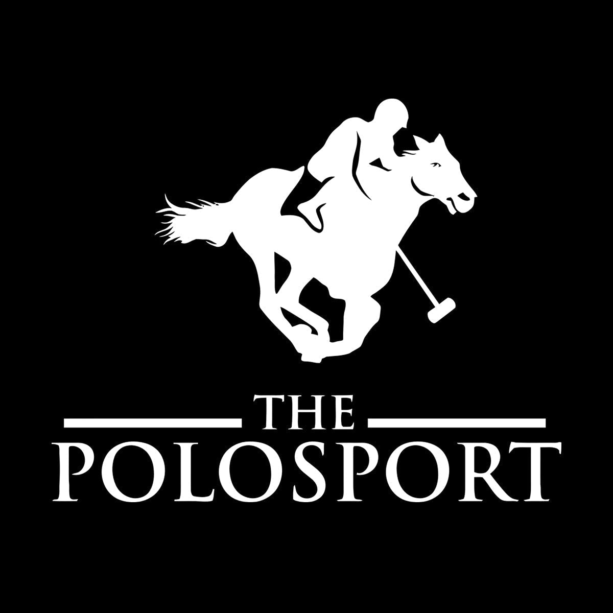 Fine Carving Decals Polo Sport Equestrian Horse Player Horseback Riding Wall Beautification