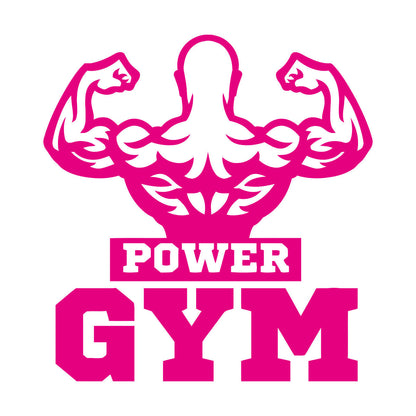 Lettering Stickers Power Gymnastics Muscles Beautiful Body Bodybuilder Logo Tattoo Culture