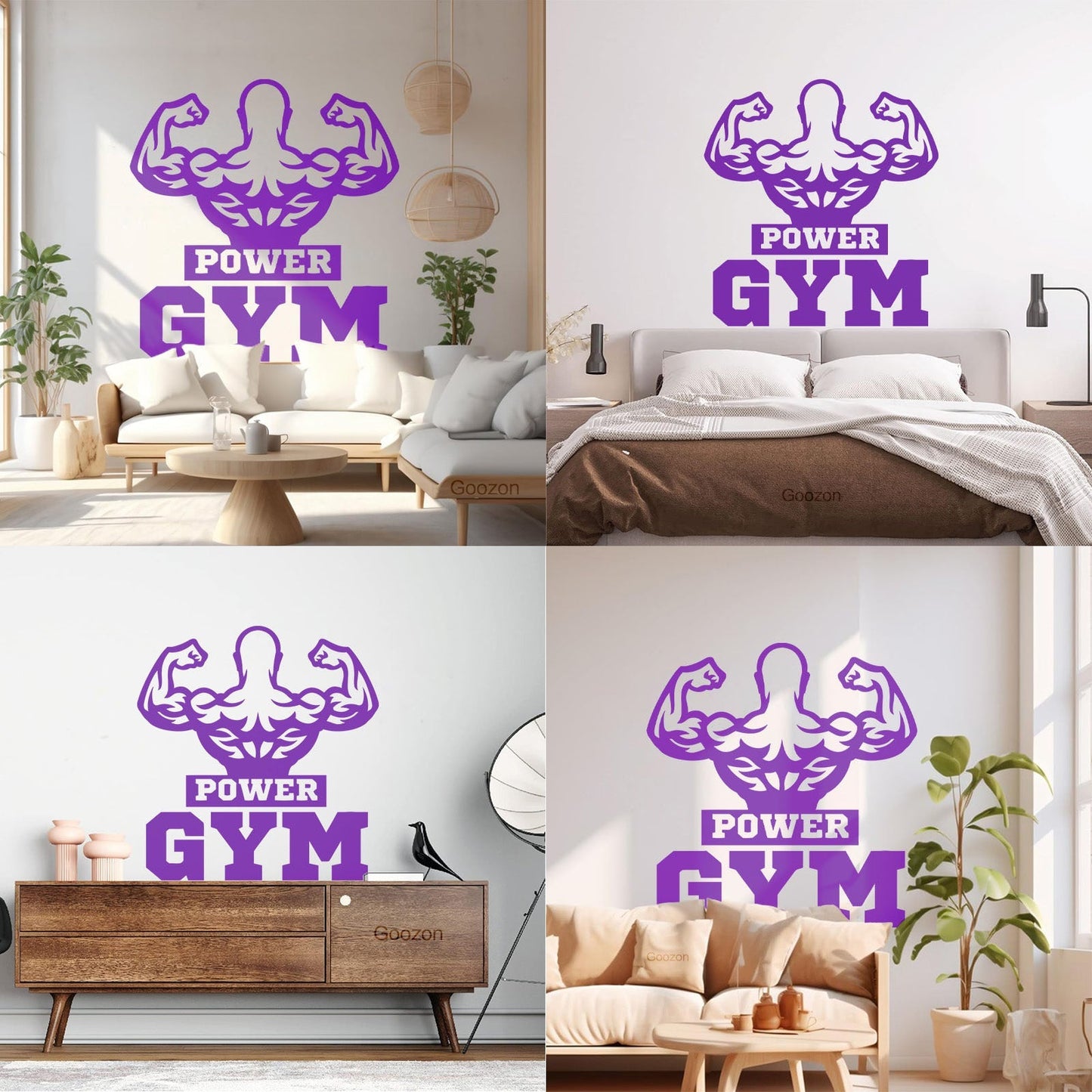 Lettering Stickers Power Gymnastics Muscles Beautiful Body Bodybuilder Logo Tattoo Culture