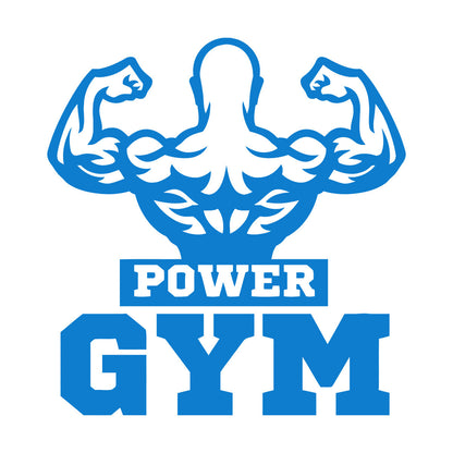 Lettering Stickers Power Gymnastics Muscles Beautiful Body Bodybuilder Logo Tattoo Culture