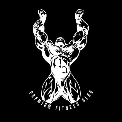 Premium Fitnesscenter Club Gymnastics Bodybuilding Sports Fine Carving Stickers Waterproof