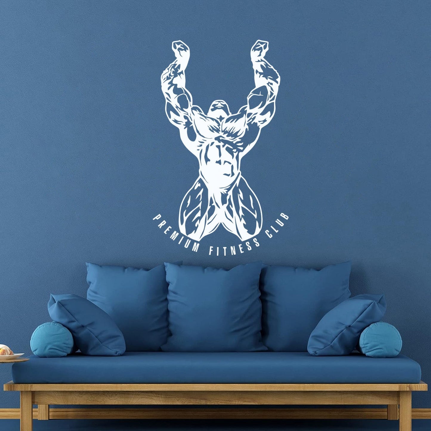 Premium Fitnesscenter Club Gymnastics Bodybuilding Sports Fine Carving Stickers Waterproof