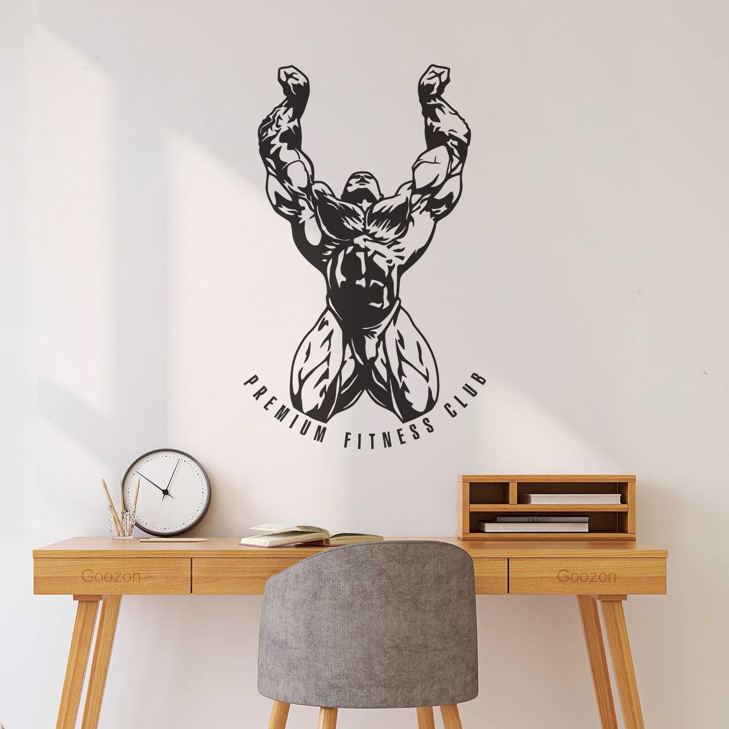 Premium Fitnesscenter Club Gymnastics Bodybuilding Sports Fine Carving Stickers Waterproof