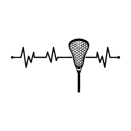 Wall Stickers Pulse Lacrosse Sport Club Ball Game Room It Won'T Fall Off