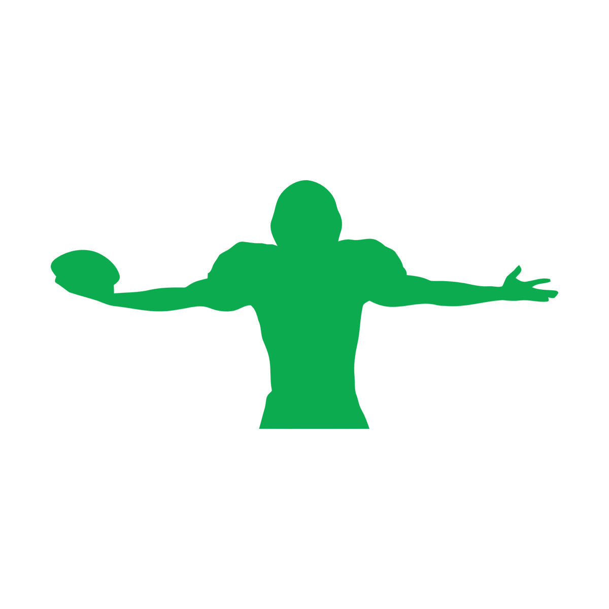 Lettering Decals Quarterback American Football Player Ball Sports Wall Beautification