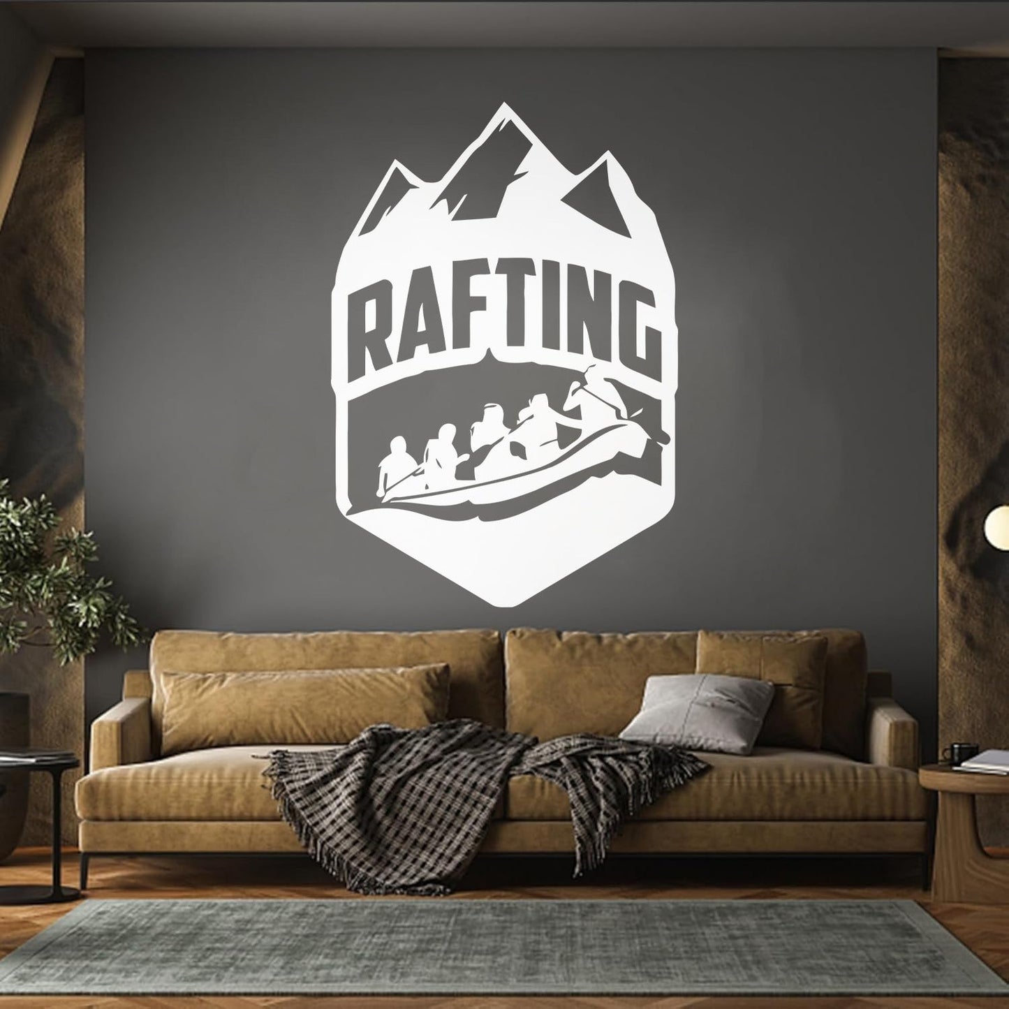 Vinyl Wall Stickers Rafting Extreme Sports Hobbies Mountains Store Decoration
