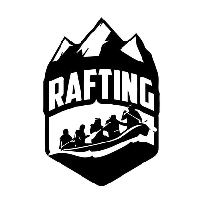 Vinyl Wall Stickers Rafting Extreme Sports Hobbies Mountains Store Decoration