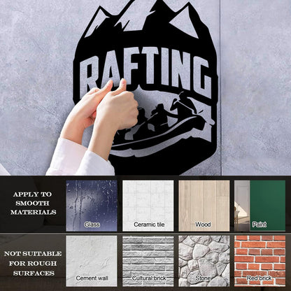 Vinyl Wall Stickers Rafting Extreme Sports Hobbies Mountains Store Decoration