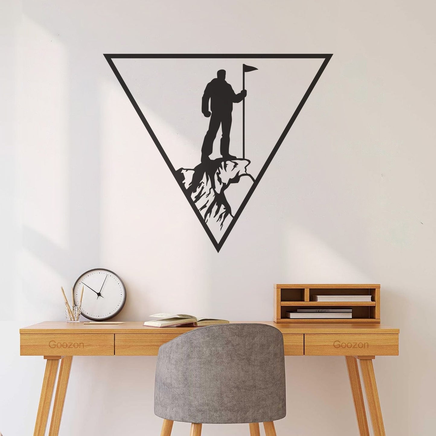 Rock Climber Alpinism Climber Mountain Extreme Wall Stickers Art Mural Painting