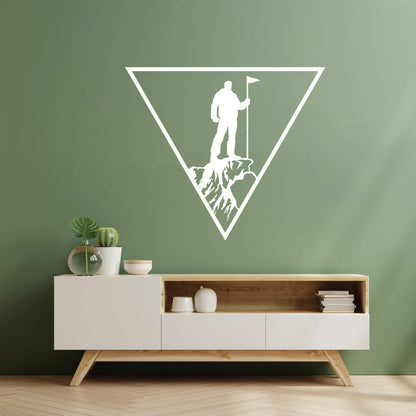 Rock Climber Alpinism Climber Mountain Extreme Wall Stickers Art Mural Painting