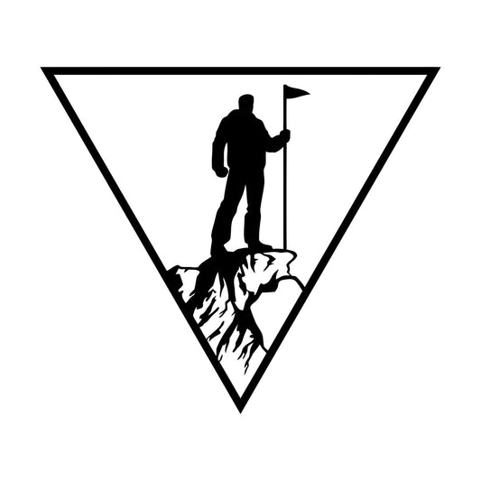 Rock Climber Alpinism Climber Mountain Extreme Wall Stickers Art Mural Painting