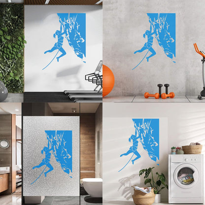 Vinyl Art Sticker Rock Climber Extreme Sports Waterproof