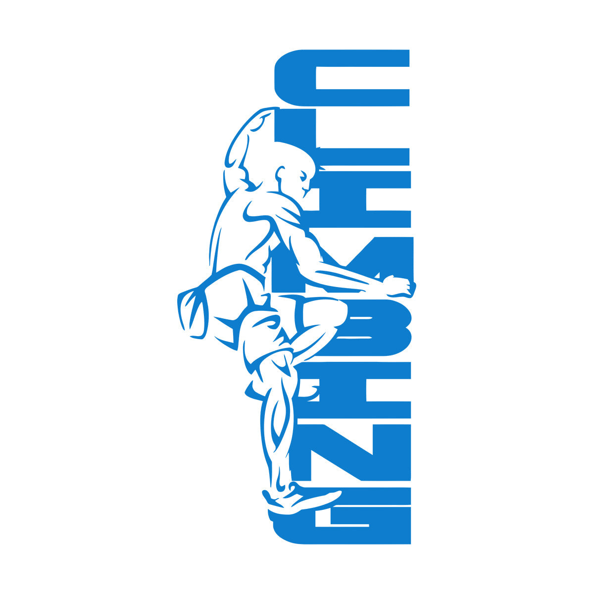 Lettering Decals Rock Climbing Logo Extreme Sport Climber Personalized Customization