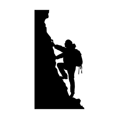 Wall Decals Pvc Rock Climbing Mountain Extreme Sport Climbing Equipment Can Modify And Add Information