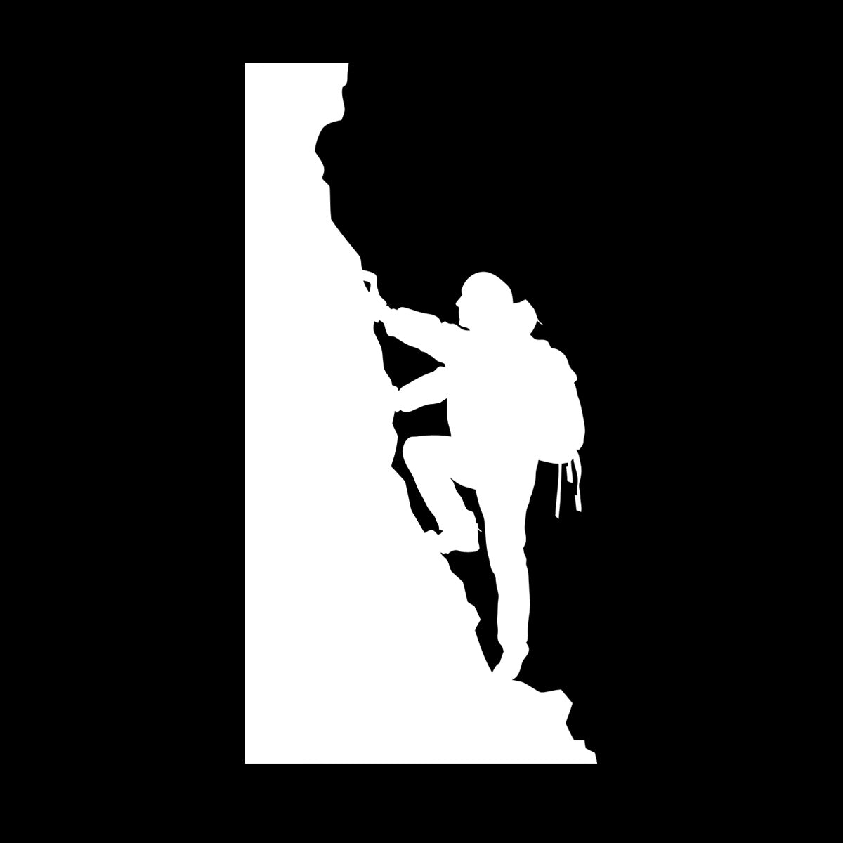 Wall Decals Pvc Rock Climbing Mountain Extreme Sport Climbing Equipment Can Modify And Add Information