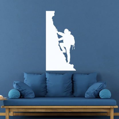 Wall Decals Pvc Rock Climbing Mountain Extreme Sport Climbing Equipment Can Modify And Add Information