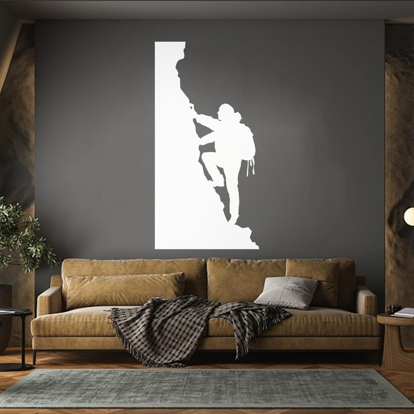 Wall Decals Pvc Rock Climbing Mountain Extreme Sport Climbing Equipment Can Modify And Add Information