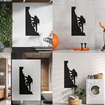 Wall Decals Pvc Rock Climbing Mountain Extreme Sport Climbing Equipment Can Modify And Add Information