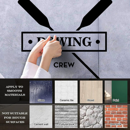 Rowing Crew Gb Boating Oar Sport Wall Decals Paster Paper Wall Beautification