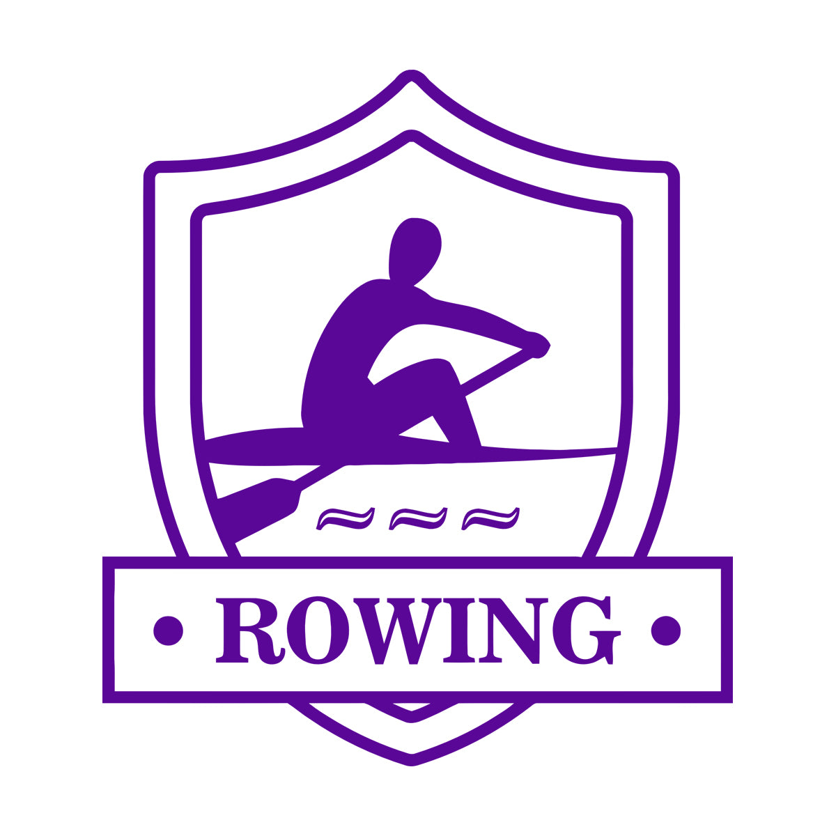 Vinyl Wall Stickers Rowing Crew Rower Boating Water Sport Car Body Decoration