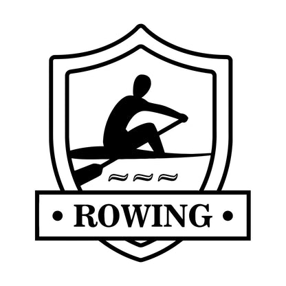 Vinyl Wall Stickers Rowing Crew Rower Boating Water Sport Car Body Decoration