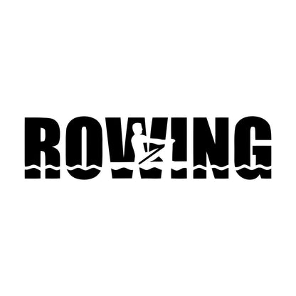 Wall Decals Rowing Crew Sport Rower Window Decals