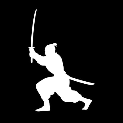 Samurai Asian Style Man Martial Arts Boy Room Wall Stickers Paster Paper Removable Without Leaving Glue