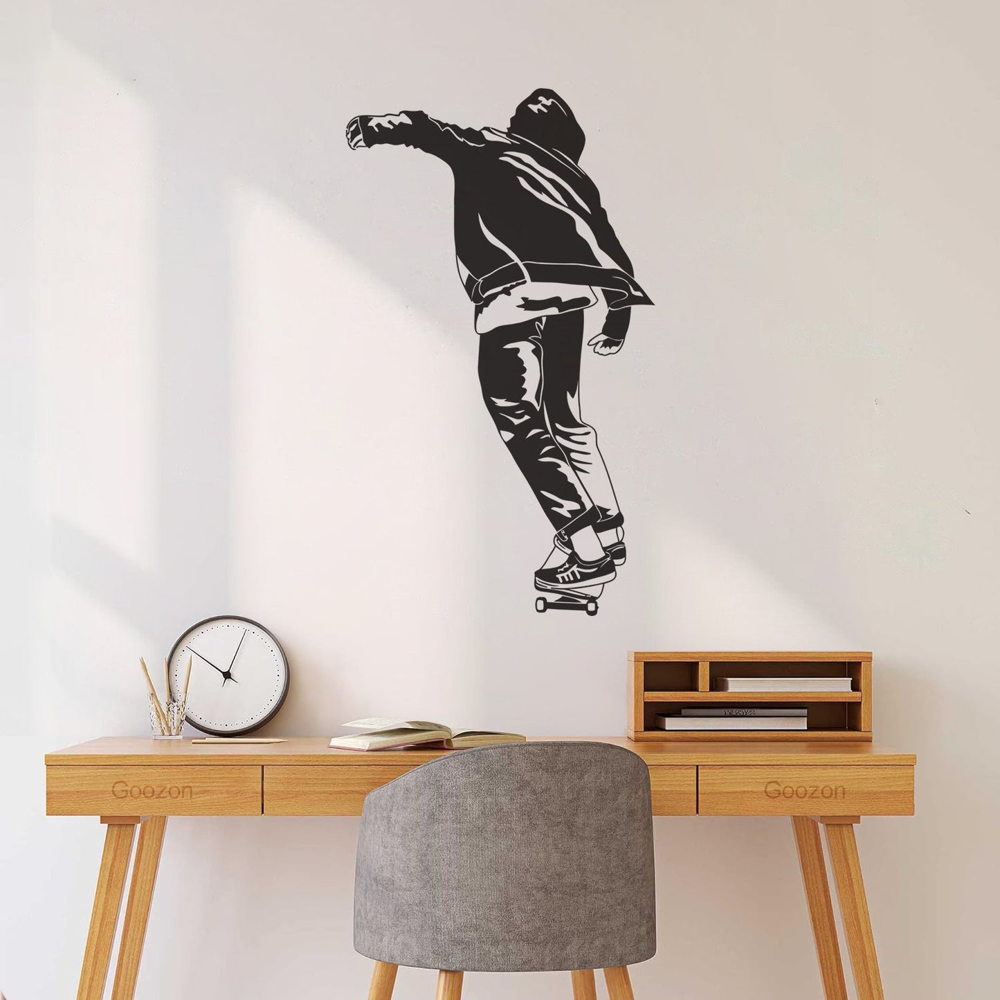 Lettering Decals Skateboard Teen Street Style Equipped With Transfer Film Kit