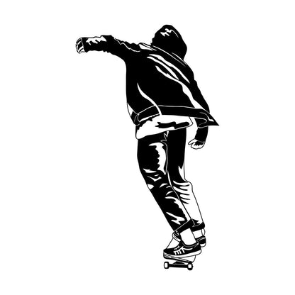 Lettering Decals Skateboard Teen Street Style Equipped With Transfer Film Kit