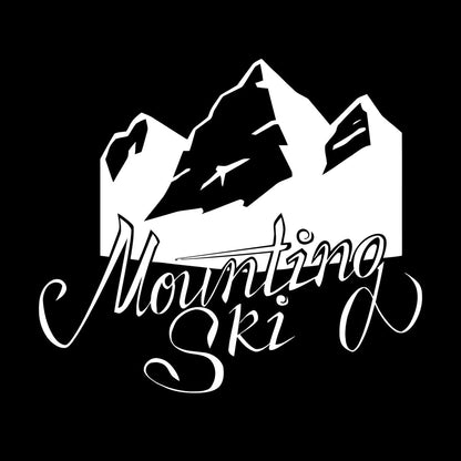 Sky Mountain Ski Skiing Sports Fine Carving Stickers Window Decals