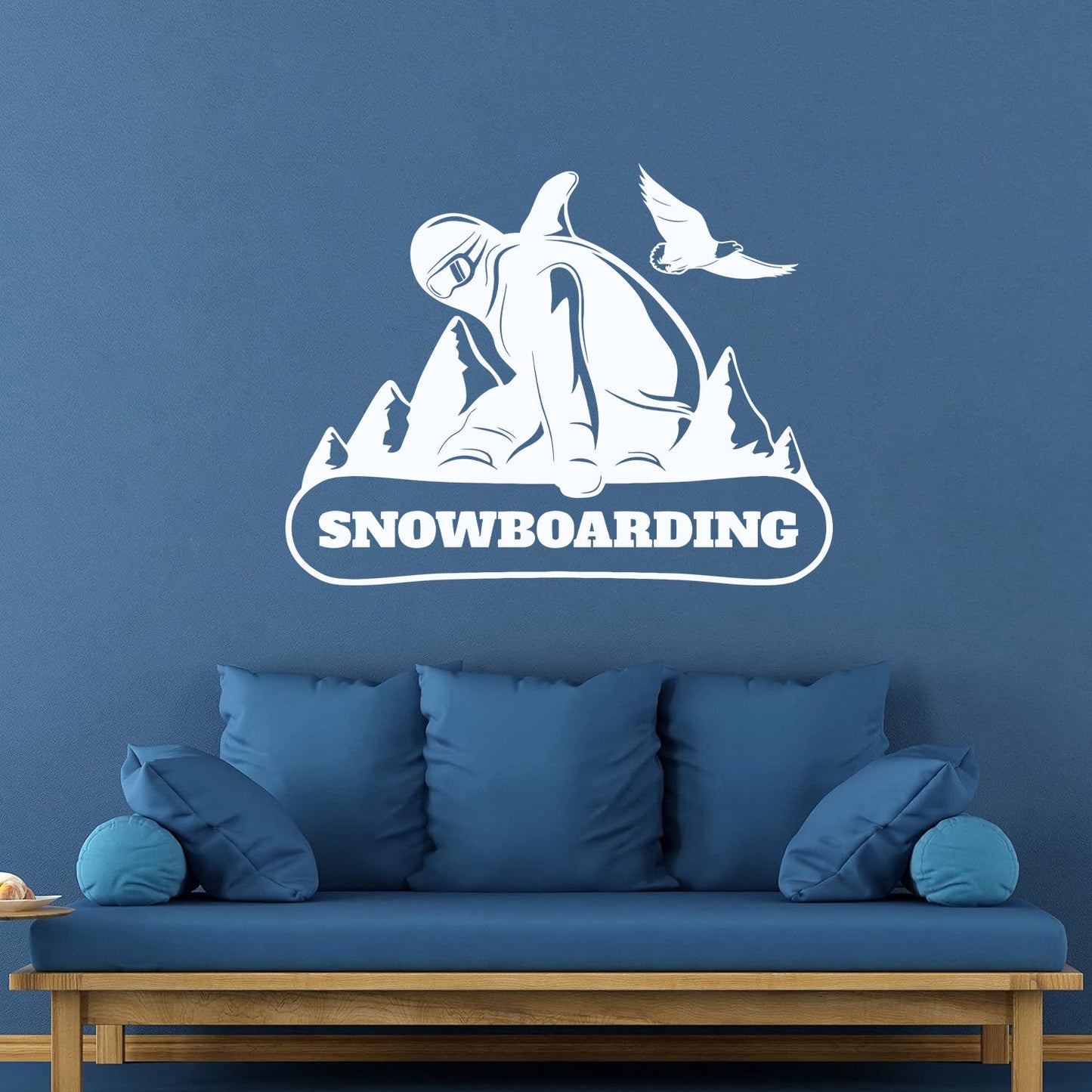 Wall Decals Paster Paper Snowboarding Mountain Extreme Sports Equipped With Transfer Film Kit